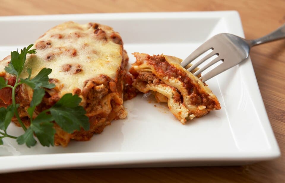 Deep Dish Baked Lasagna